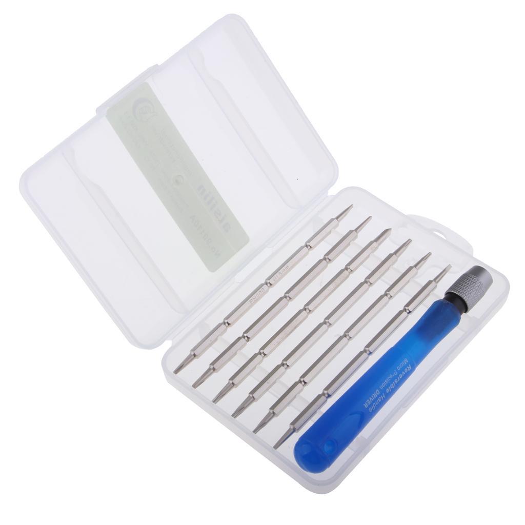 Standard Replaceable Star Phillips Slotted Screwdriver Set with Hand Shank , 7 Piece , JAPAN F/S