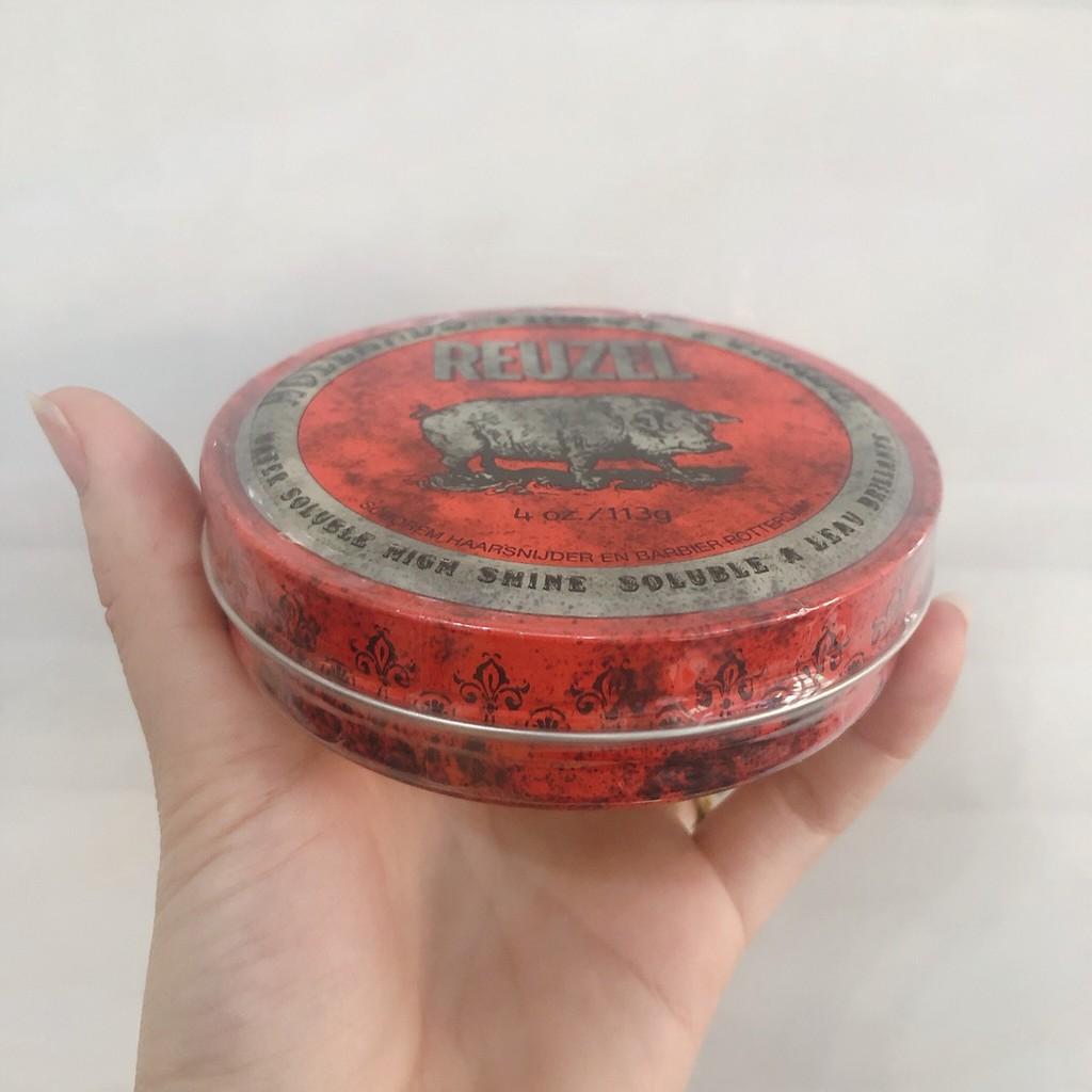 Kem tạo kiểu tóc Reuzel Red Water Soluble High Shine giữ nếp trung bình độ bóng cao