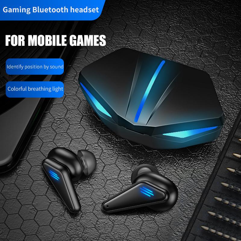 Chuyên Nghiệp Chơi Game Độ Trễ Thấp TWS Bluetooth Tai Nghe Chụp Tai Có Mic Bass Âm Thanh Âm Thanh Định Vị PUBG Tai Nghe Không Dây