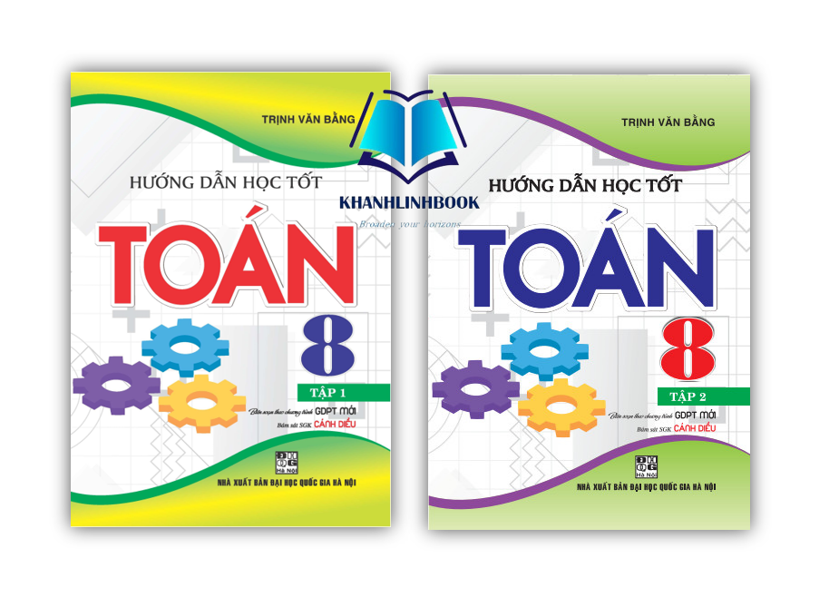 Sách - Combo hướng dẫn học tốt toán 8 tập 1 + 2