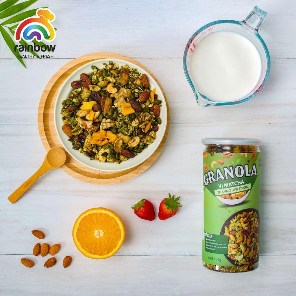 Ngũ Cốc Granola Siêu Hạt, Hỗ Trợ Giảm Cân, Vị Ngọt Tự Nhiên Từ Mật Ong Và Mật Hoa Dừa