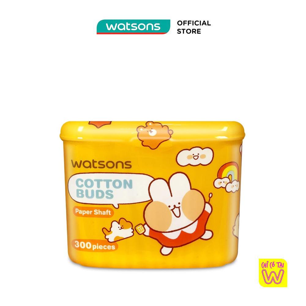 Bông Tăm Watsons Paper Shalf Cotton Buds 300s. (Dalgona)