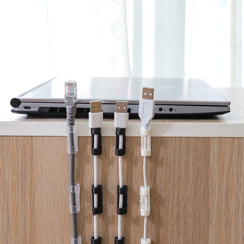Bộ 16 nẹp dây điện chống rối dán tường - TP090
