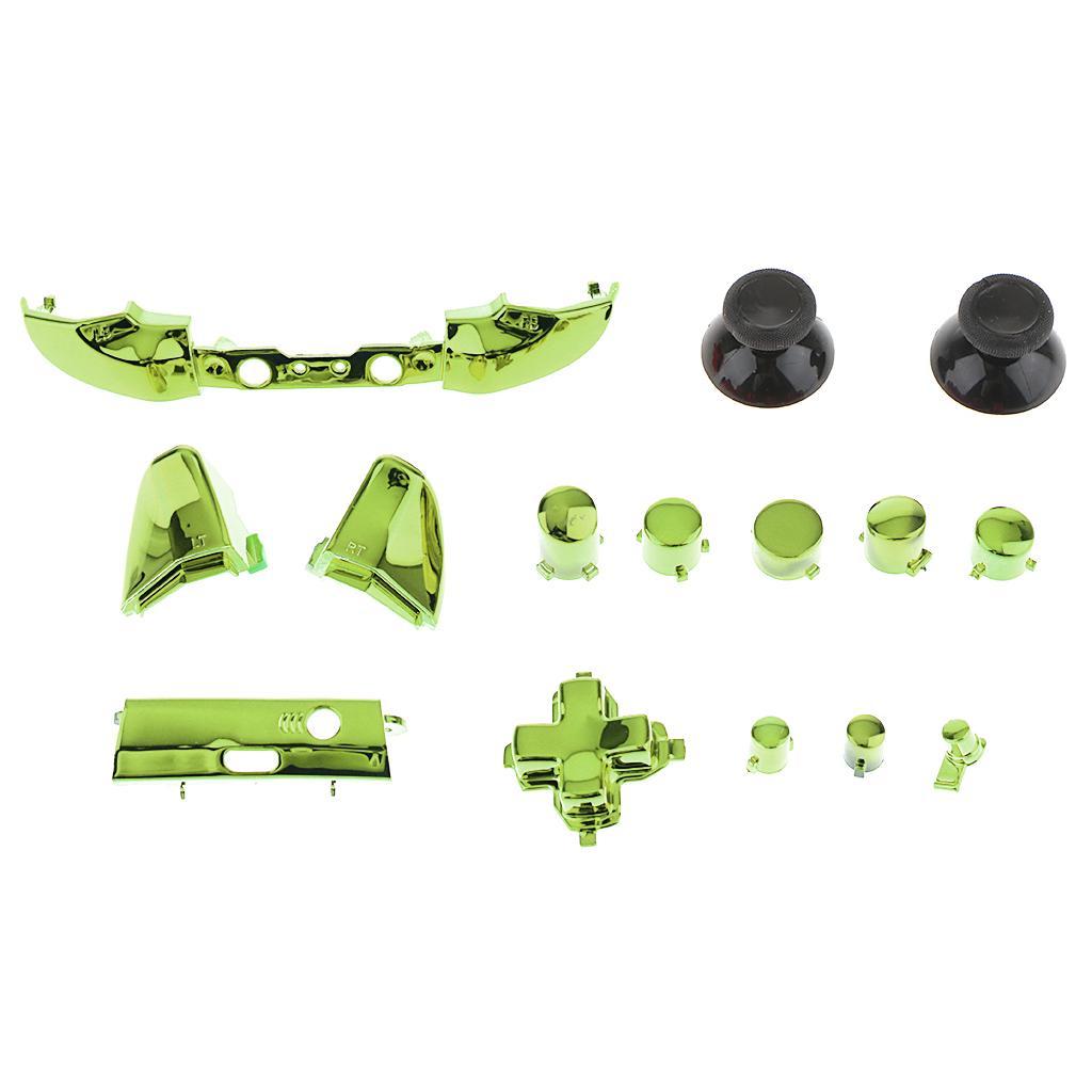 2 Set Full Button Kit Bumper ABXY Dpad Replacement for One S Controller
