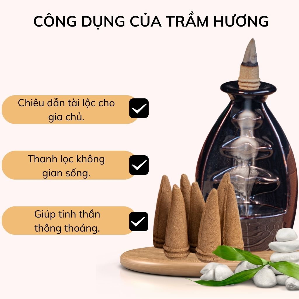 Combo trải nghiệm nhang trầm hương Thiên Mộc Hương xông thơm nhà, đón tài lộc