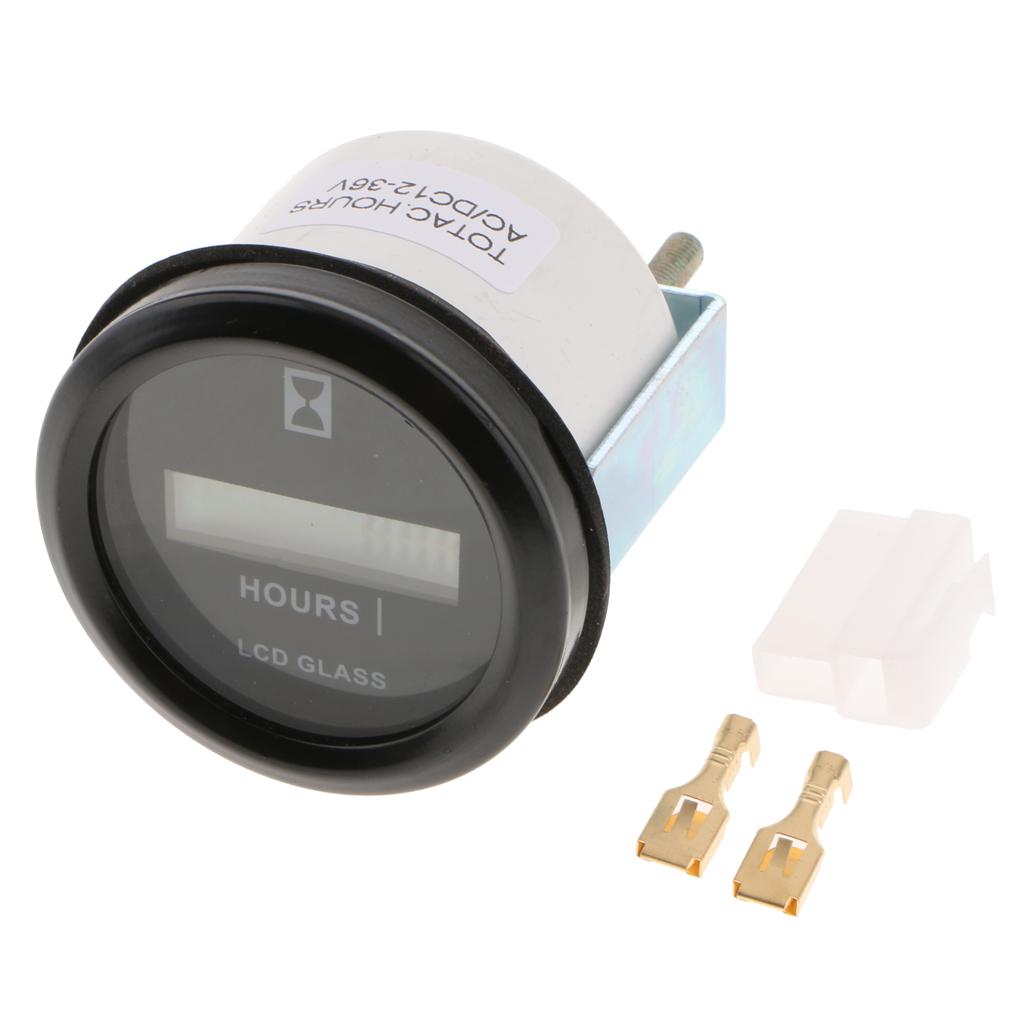 LY-748A Digital LED Battery Indicator and Hour Meter DC12-36V Meter Gauge