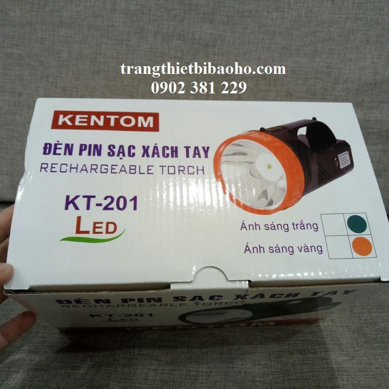 Đèn pin sạc xách tay Kentom KT 201