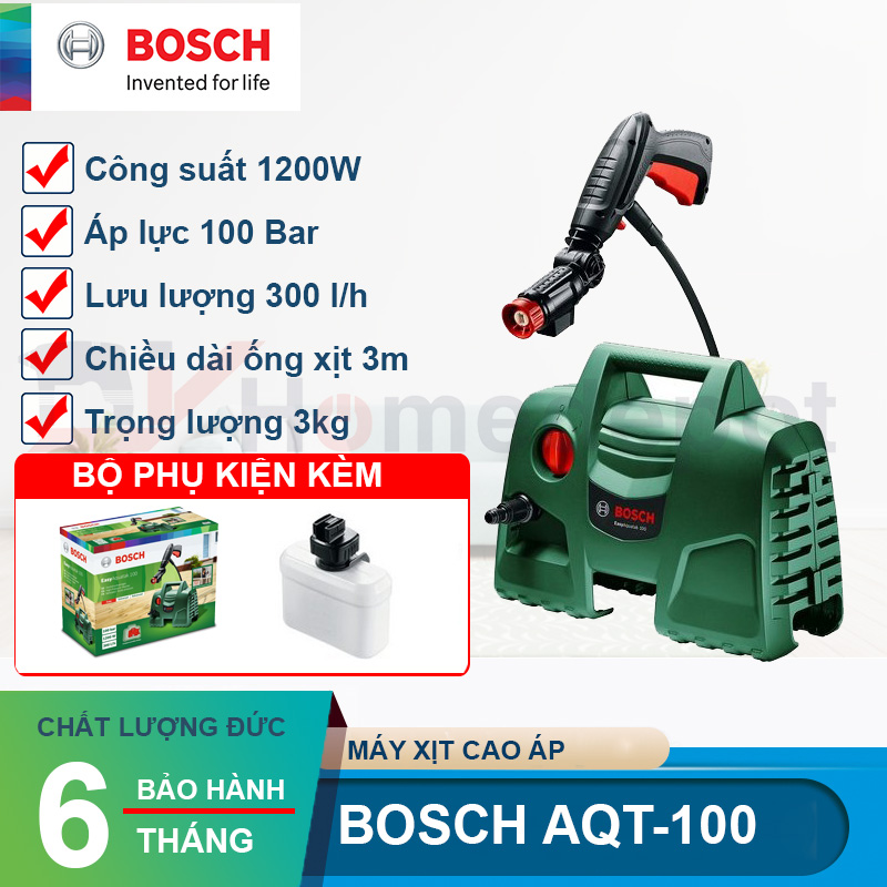 Máy xịt rửa cao áp Bosch AQT 100