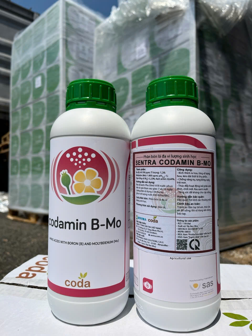 Codamin B-Mo Phân bón lá nhập khẩu trực tiếp từ Tây Ban Nha (chai 1L)