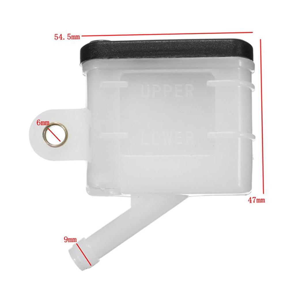 2xMotorcycle Rear Brake Master Cylinder Tank Oil Cup Fluid Bottle Reservoir