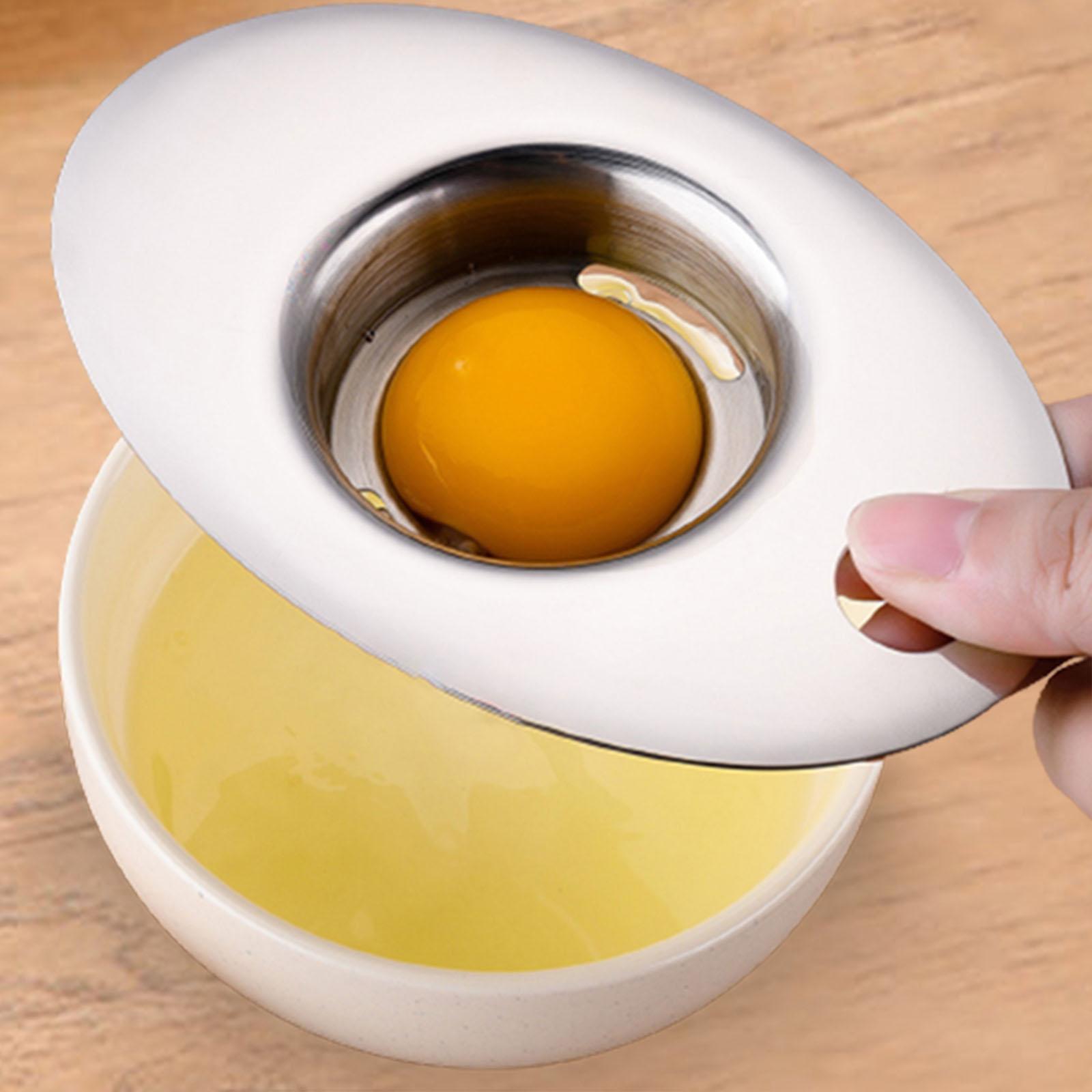 Egg Separator Sturdy Kitchen Gadget Egg White Yolk Sifting Filter for Baking