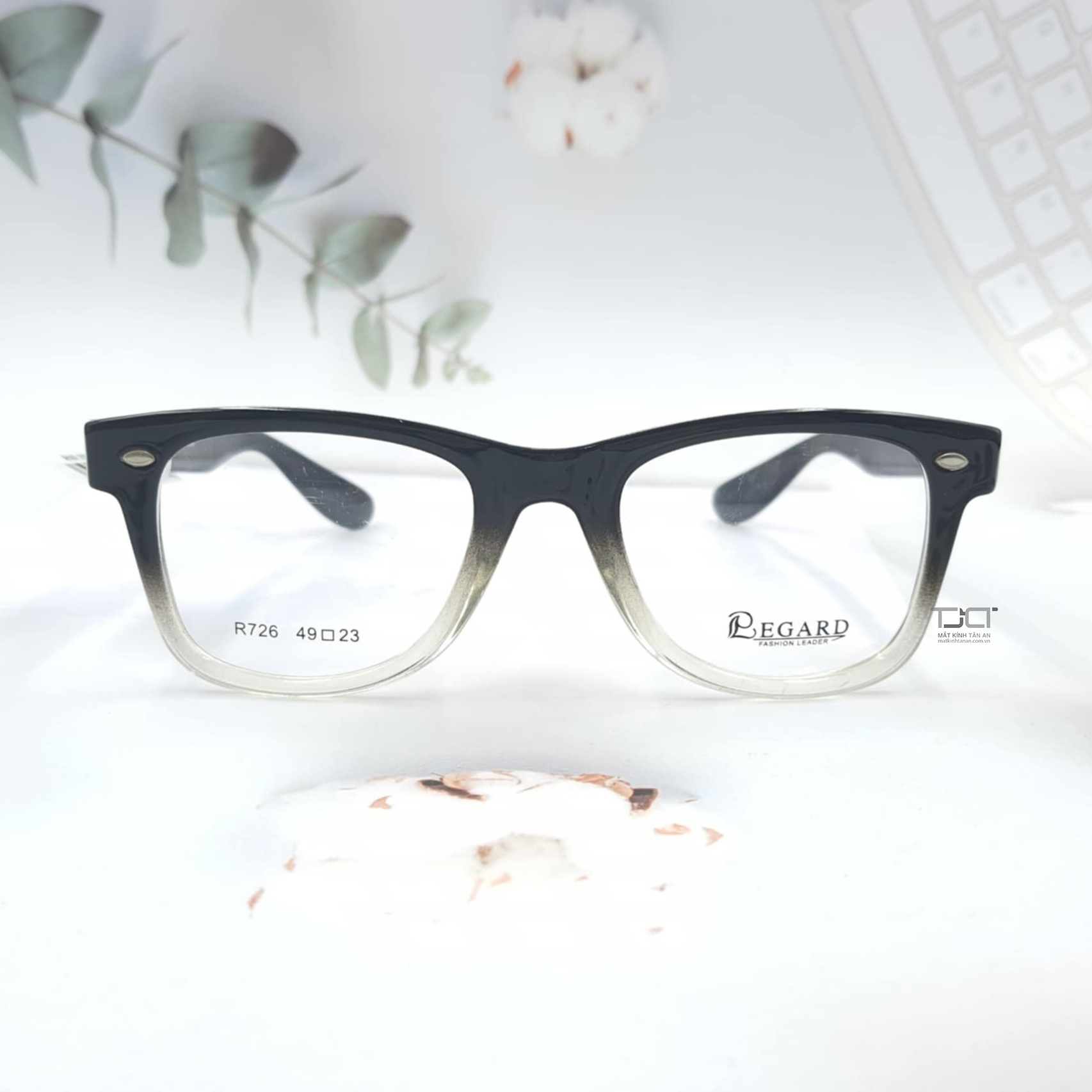 GỌNG KÍNH OMBRE UNISEX, HÀNG CHÍNH HÃNG REGARD R726-BKG