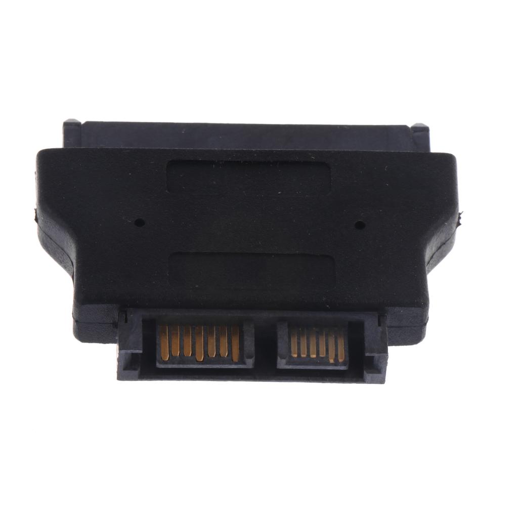3.5'' Inch SATA 22Pin Female To Slim SATA 13Pin Male Adapter Converter X2