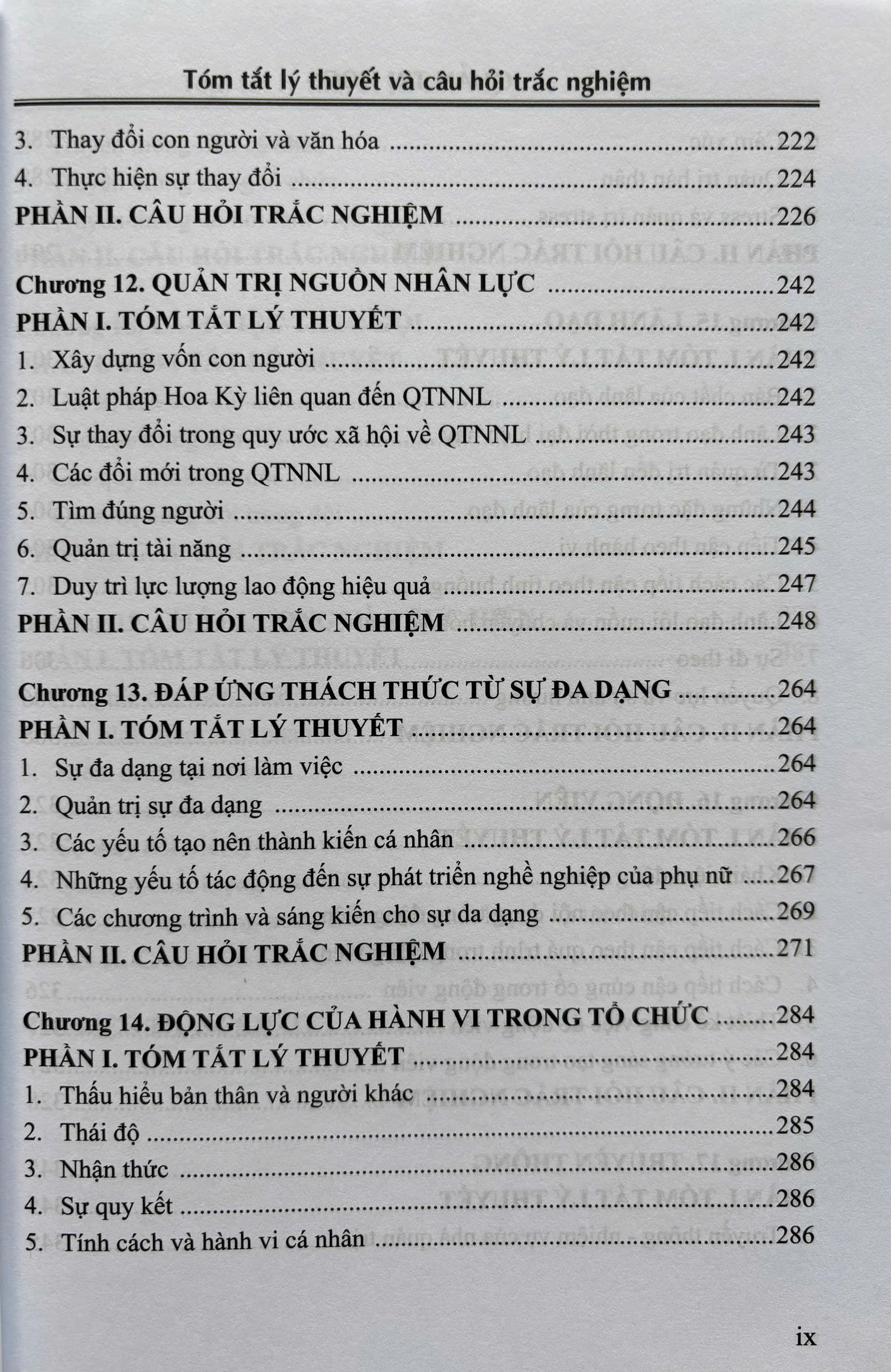 Quản Trị Học - Tóm Tắt Lý Thuyết Và Câu Hỏi Trắc Nghiệm