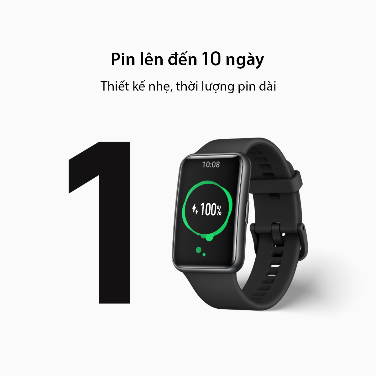 Đồng Hồ Thông Minh HUAWEI WATCH FIT Mới | Theo Dõi Spo2 Cả Ngày | Thời Lượng Pin Dài | Màn Hình AMOLED 1,64” | Hàng Chính Hãng