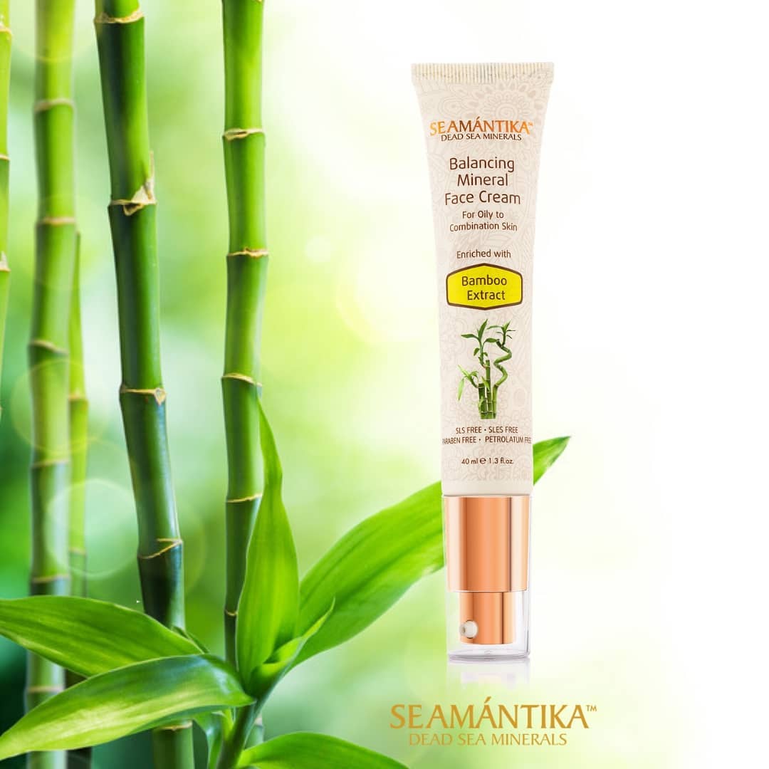 Kem ẩm cân bằng da cho da dầu đến da khô - BALANCING MINERAL FACE CREAM - BAMBOO EXTRACT