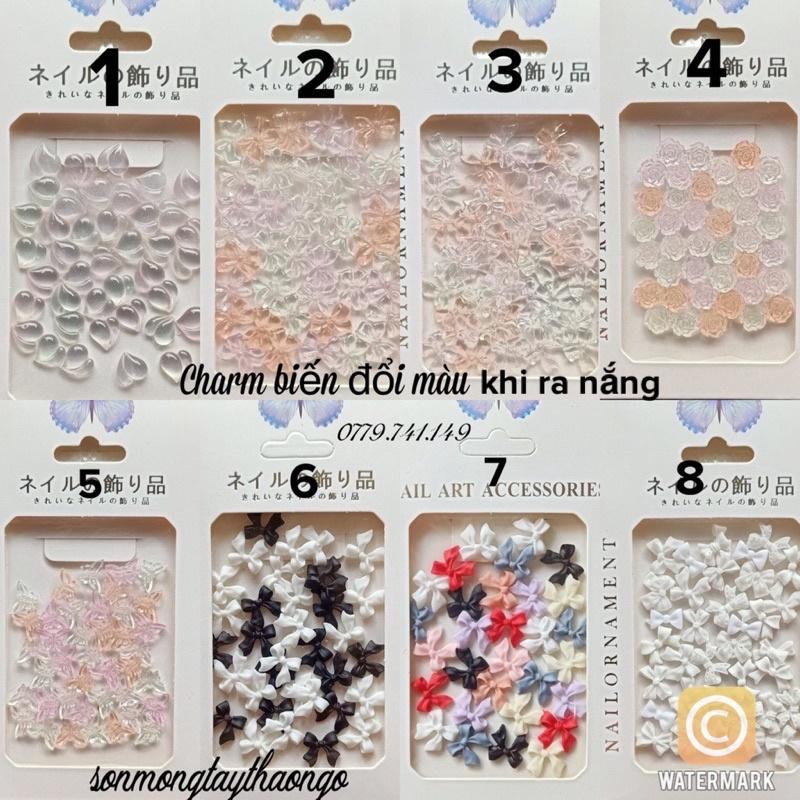 Charm nơ đính móng siêu xinh dành cho Nail siêu dễ thương