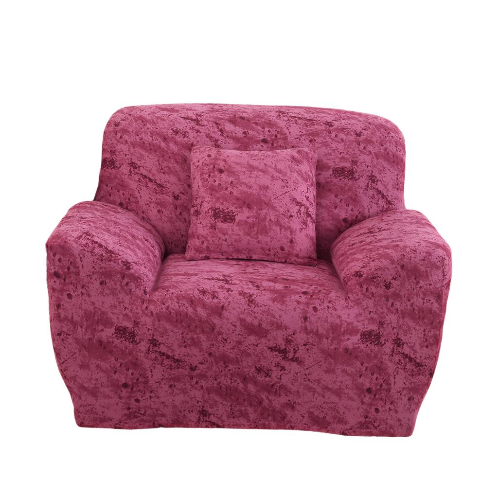 Comfortable Stretch Sofa Armchair Cover Settee Couch Furniture Protector Red