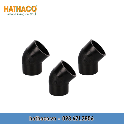 Chếch 45 Độ Dùng Cho Ống HDPE 125 Hàn Nối Đầu