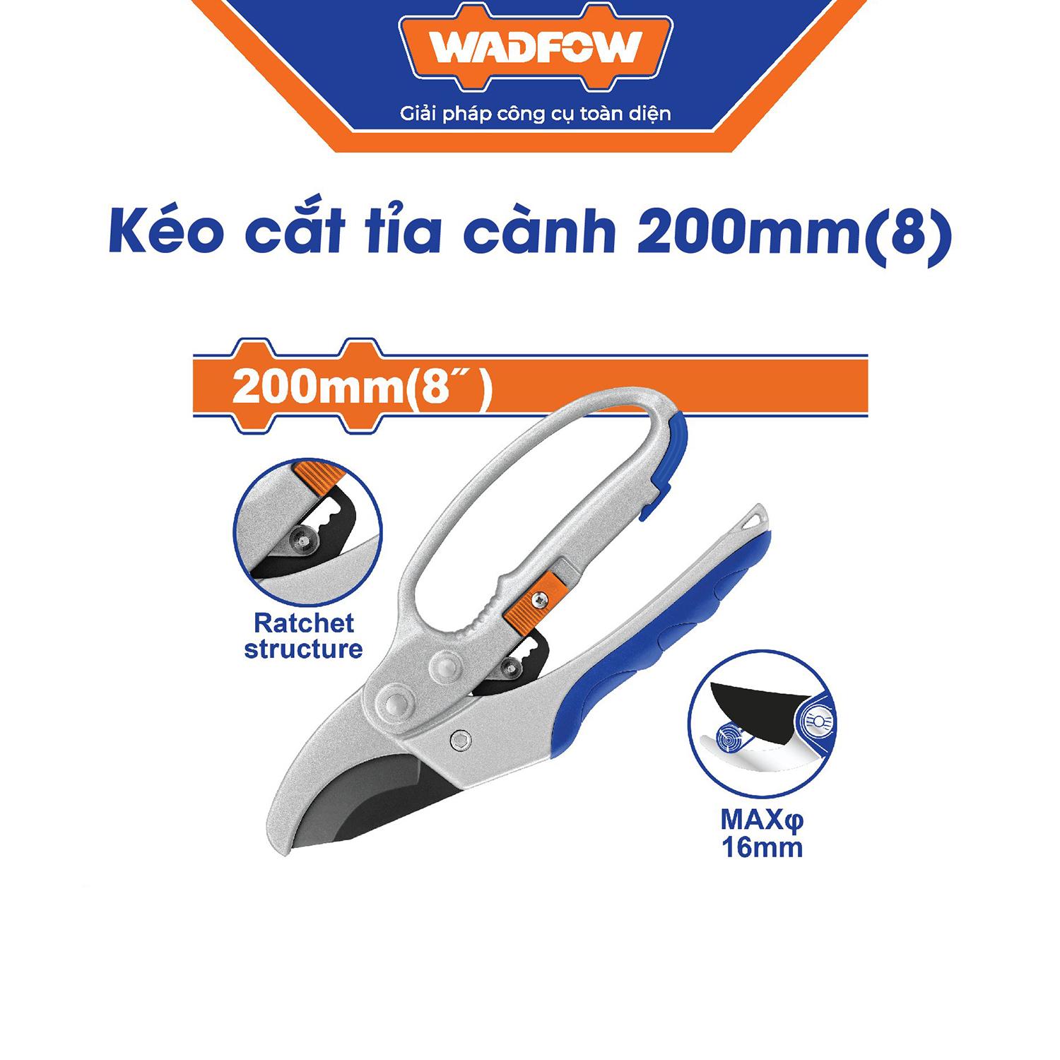 KÉO CẮT TỈA CÀNH TRỢ LỰC 8INCH WPA1E03 WADFOW - HÀNG CHÍNH HÃNG