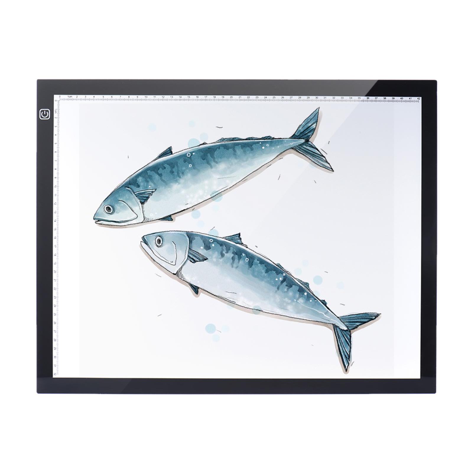 Bảng Stencil Hình xăm  hiển thị Hộp đèn Bảng LED Sao chép Bảng A3 47 * 37cm 21,4 inch LED