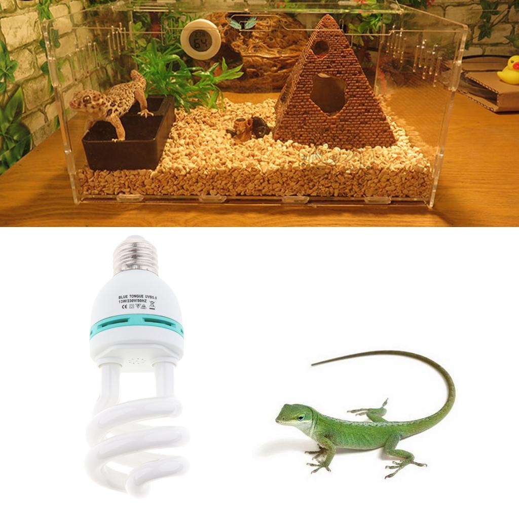 E27 Reptile Amphibian Small Lighting UVB 5.0 Lamp 13W