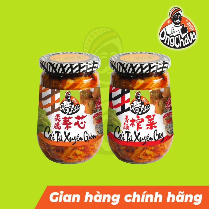 Combo Cải Tứ Xuyên Ông Chà Và 338g