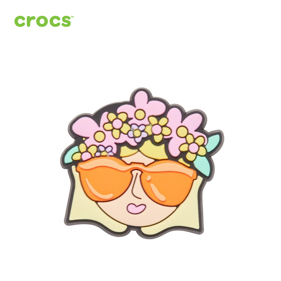 Sticker nhựa jibbitz unisex Crocs Beach Bae