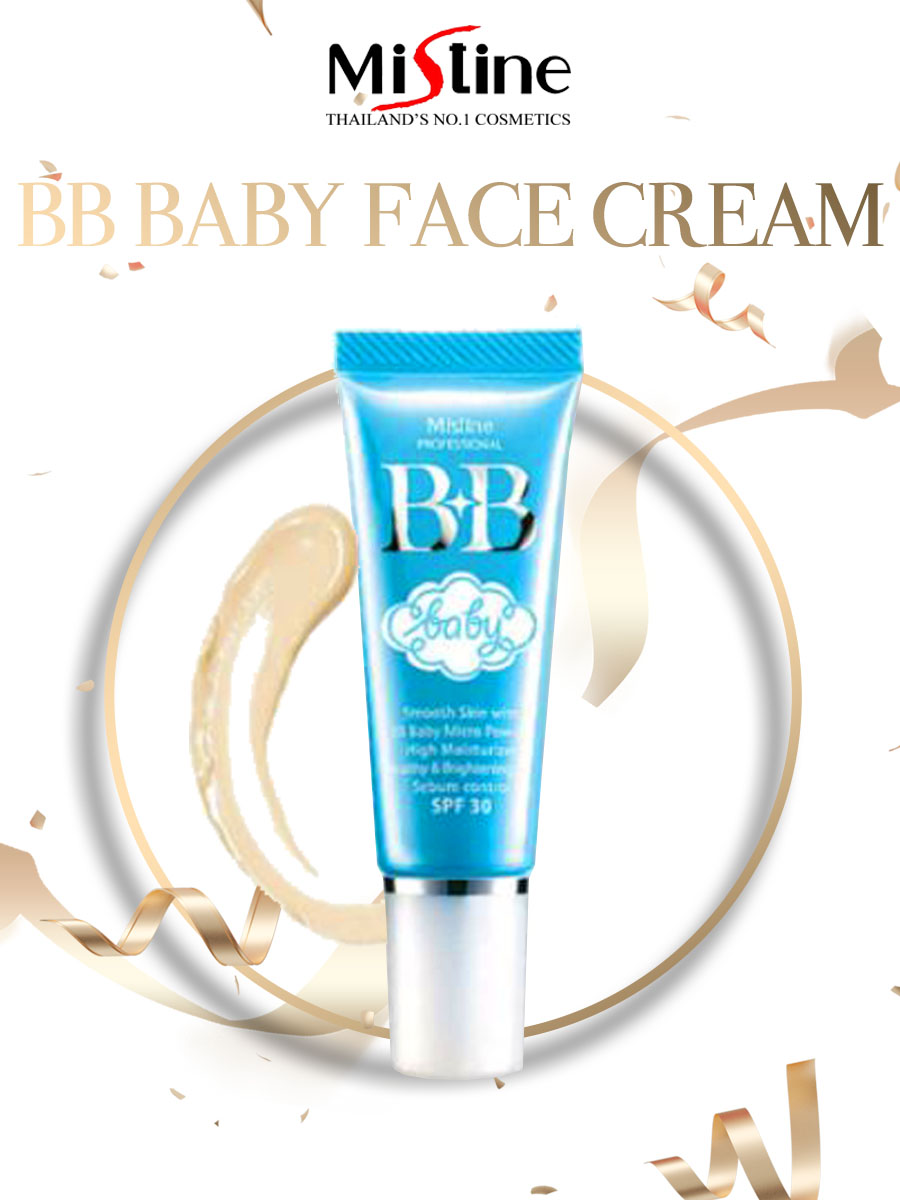 KEM NỀN MISTINE BB BABY FACE CREAM