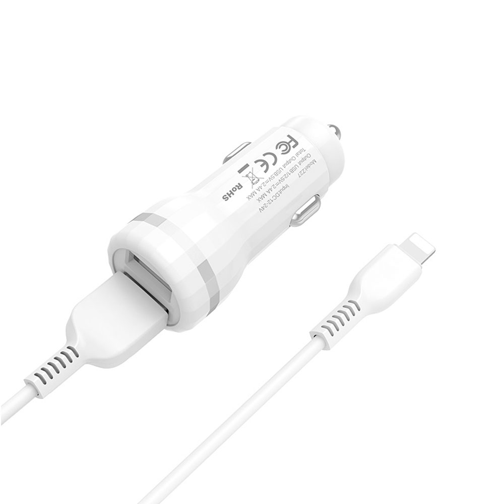 Bộ Tẩu Sạc Ôtô Z27 Lightning - Hỗ Trợ Sạc Nhanh - Hàng Chính Hãng