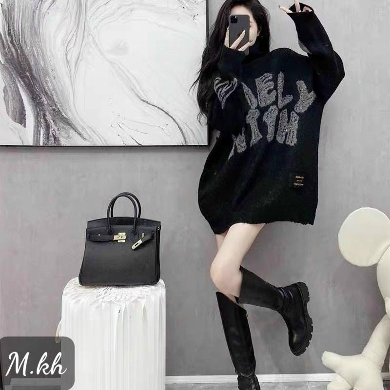 Áo len chữ dáng dài QCCC