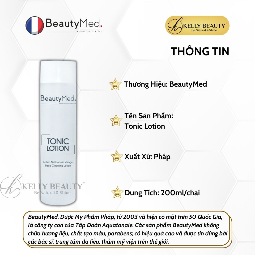 Toner Cân Bằng Cho Da Khô, Nhạy Cảm BeautyMed Tonic Lotion | Kelly Beauty