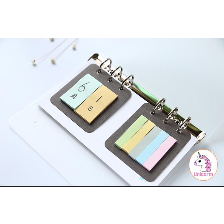 Giấy ghi chú - note bookmark sổ Còng