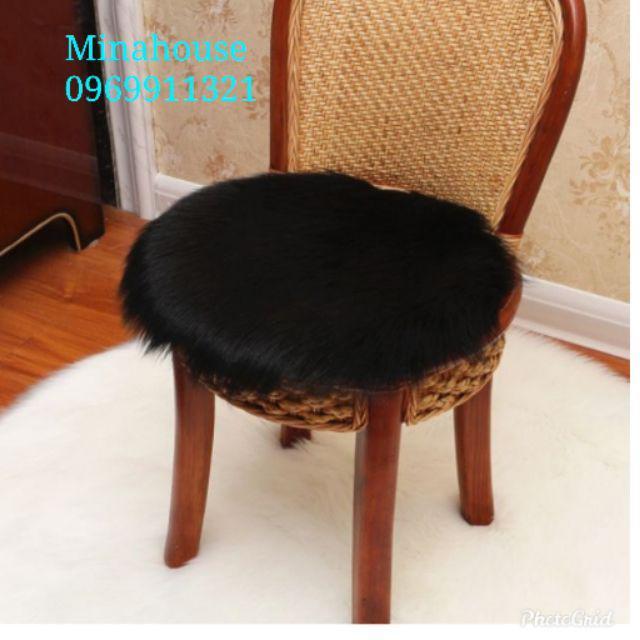 Thảm lông TRÒN 80cm  trang trí &chụp ảnh