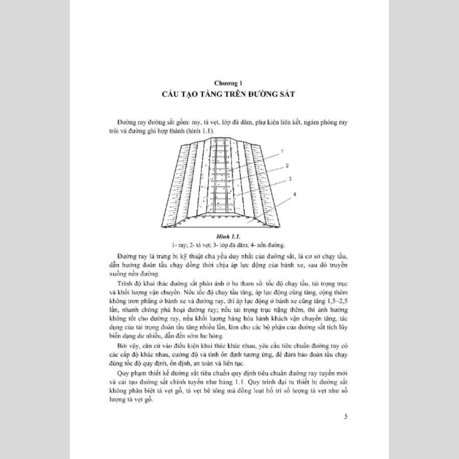 Kết Cấu Tầng Trên Đường Sắt. Tập 1