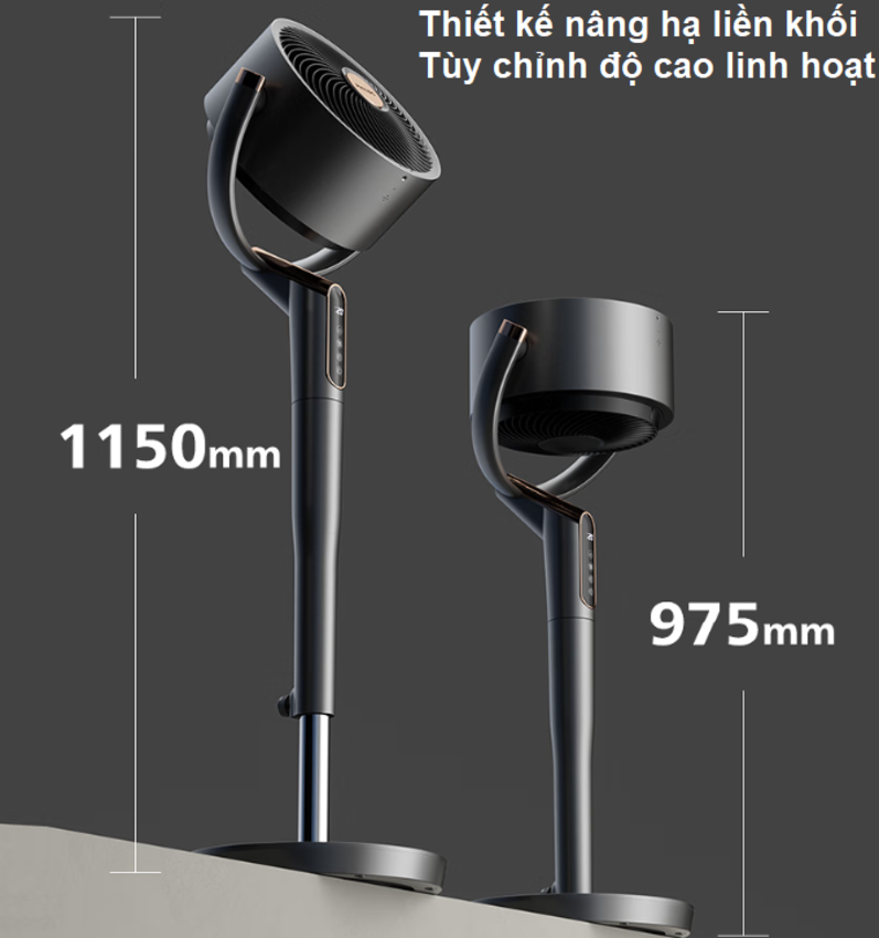 Quạt tuần hoàn 3D kiêm lọc không khí động cơ biến tần cao cấp thương hiệu Hà Lan Philips ACR4242CFD Serial 4000 - Hàng chính hãng