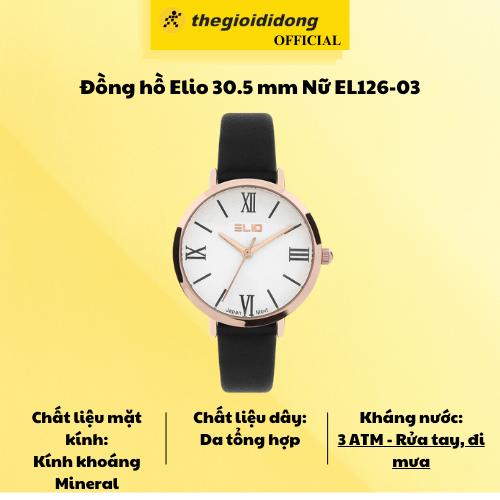 Đồng hồ Elio 30.5 mm Nữ EL126-03 - Hàng Chính Hãng