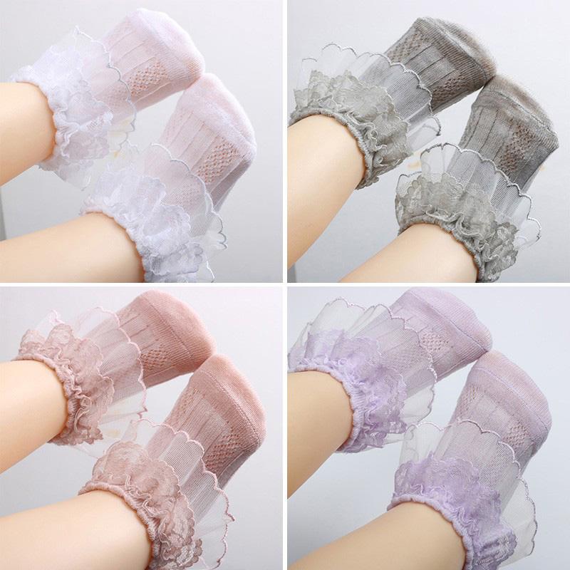 Vớ Công Chúa Thoáng Khí Dễ Thương Cho Bé Gái