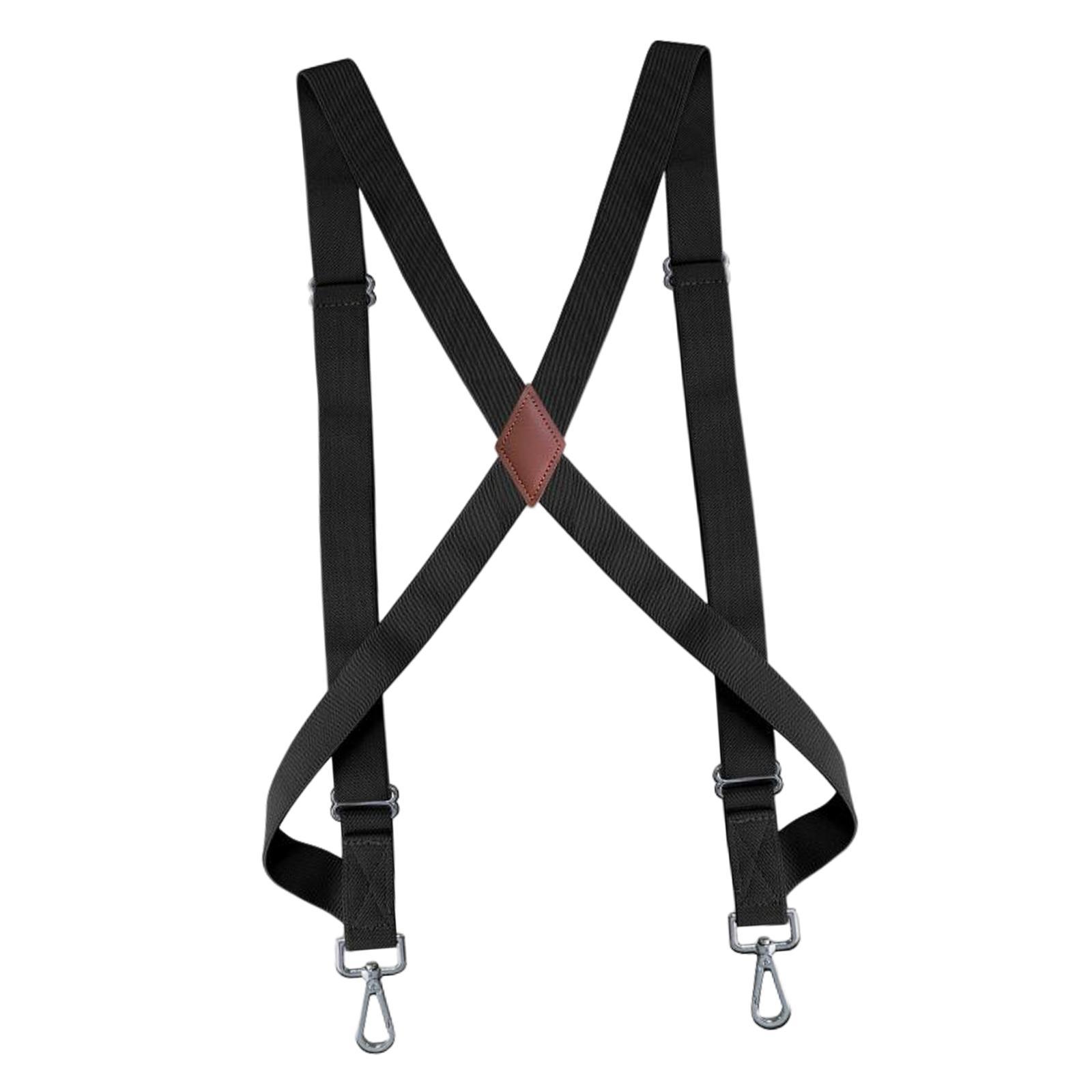 Mens Womens Suspender X Shaped Elastic Straps Hook Suspenders Adjustable