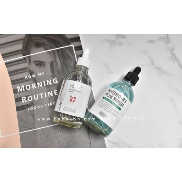 Bộ Đôi Căng Bóng, Tái Tạo Da, Trắng Sáng Da - Serum HA Plus 100ml + Hydro B5 Plus 120ml