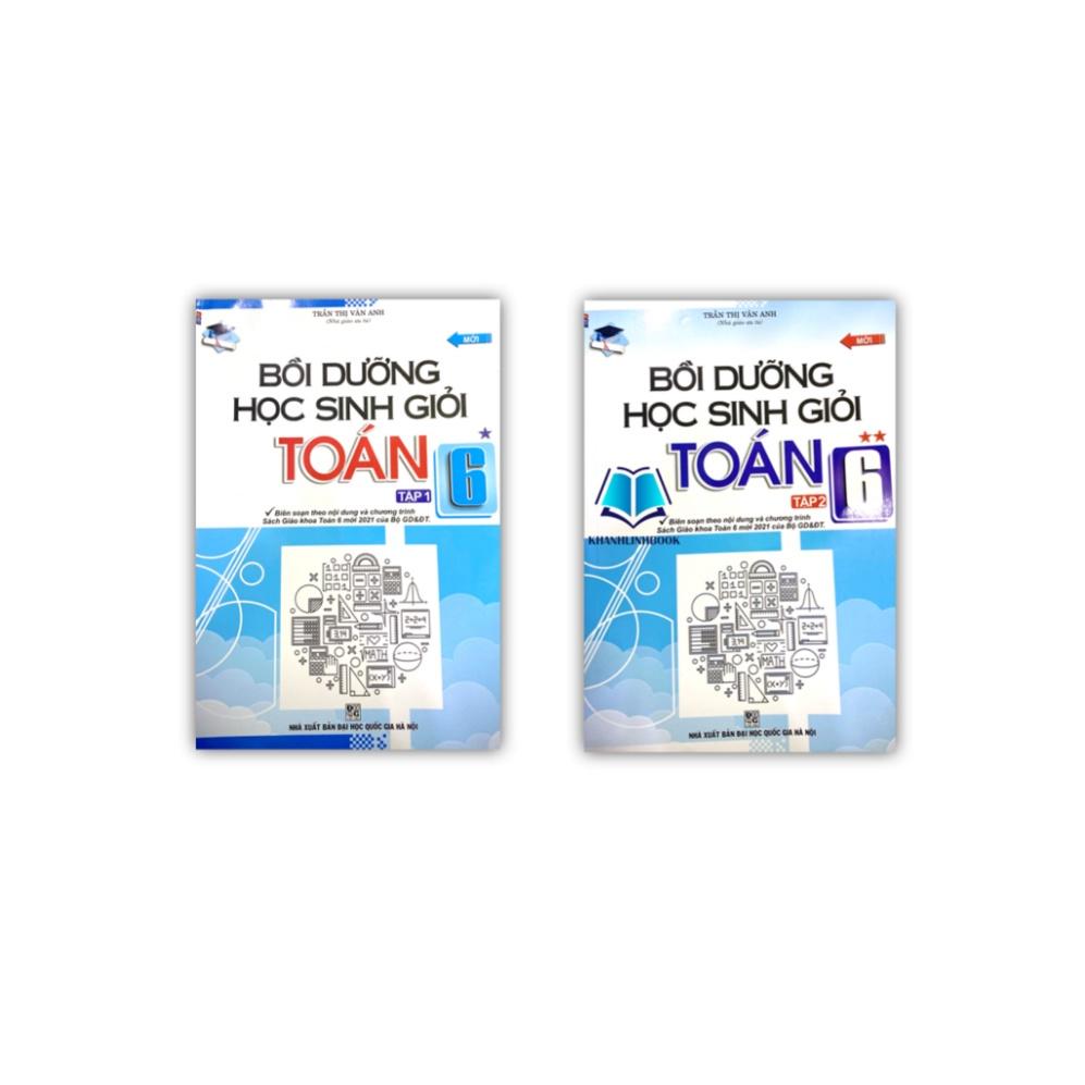 Sách - Combo Bồi Dưỡng Học Sinh Giỏi Toán 6 ( tập 1 + 2 )