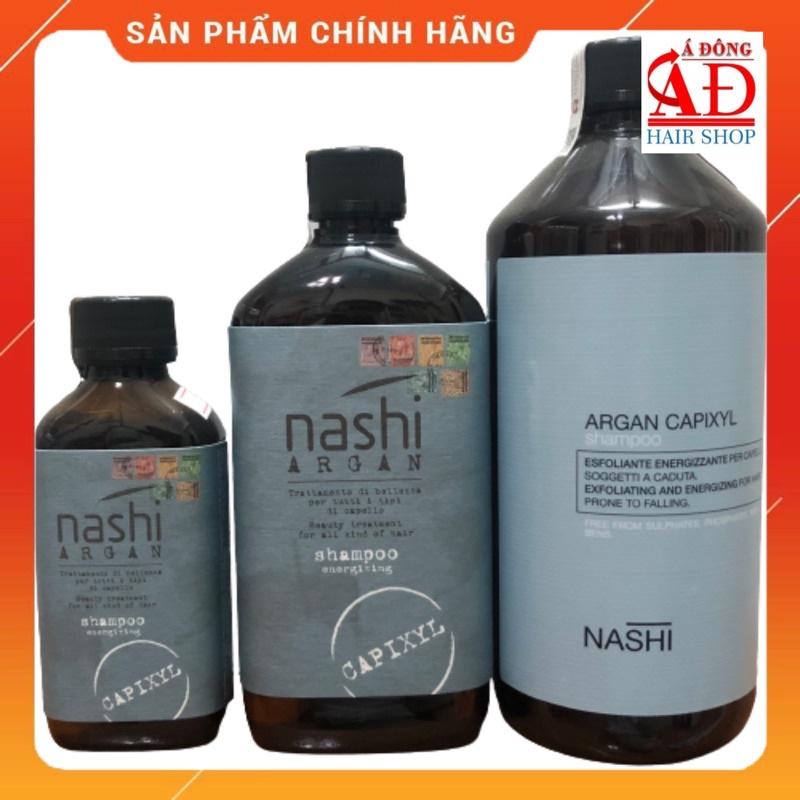 [+ MŨ TRÙM] BỘ DẦU GỘI XẢ NGĂN RỤNG TÓC NASHI ARGAN CAPIXYL ITALY