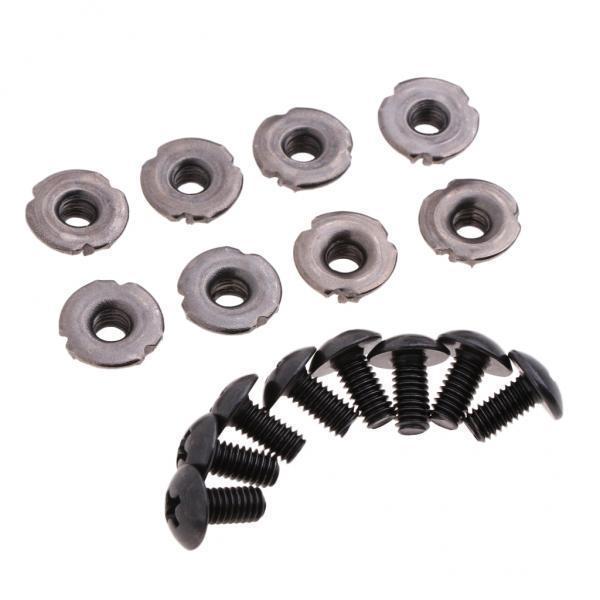 3-4pack 8 Pairs Roller Skates Buckle Replacement Inline Skates Screws Nut Bolts