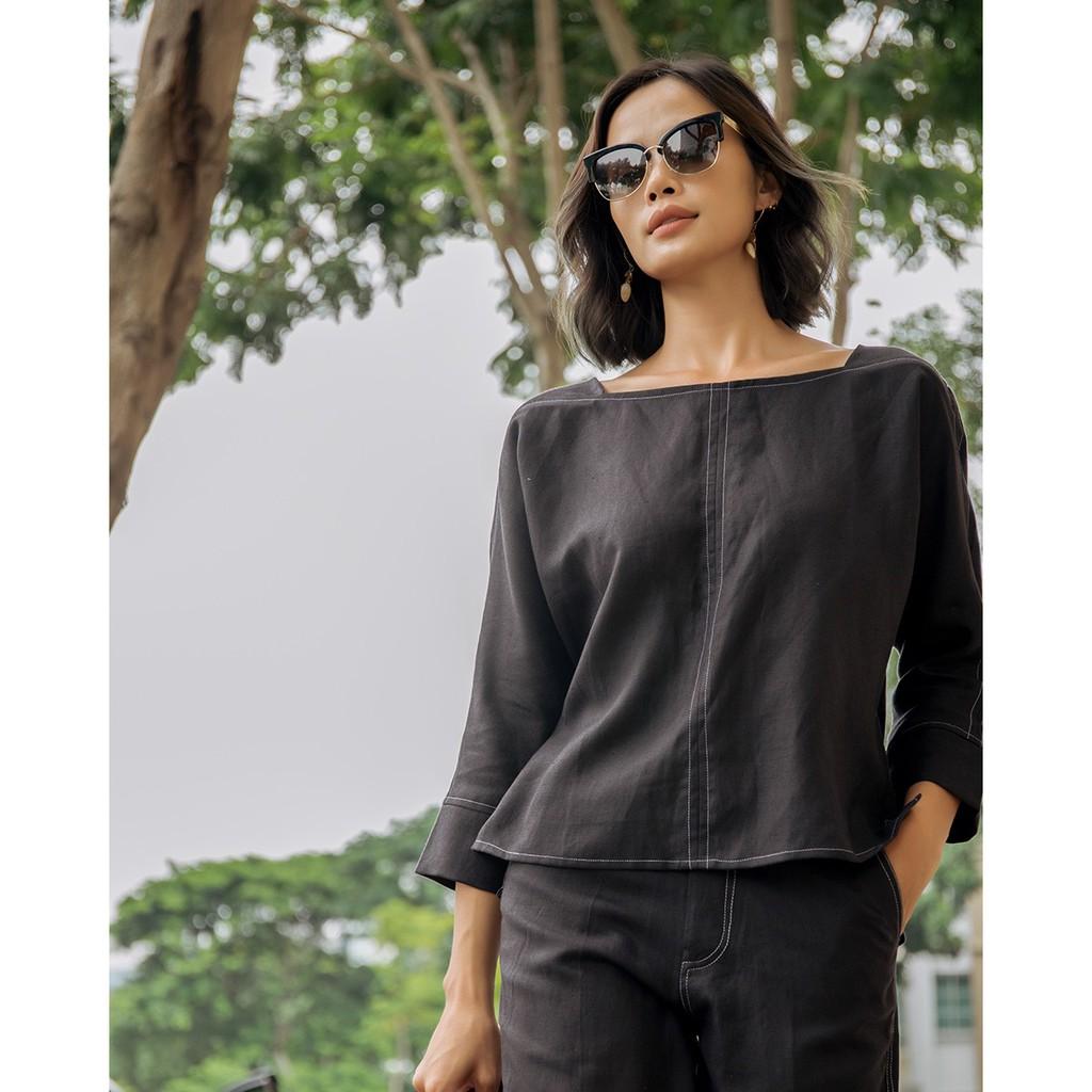 Quần Nữ linen Đen F2 Fashion & Freedom