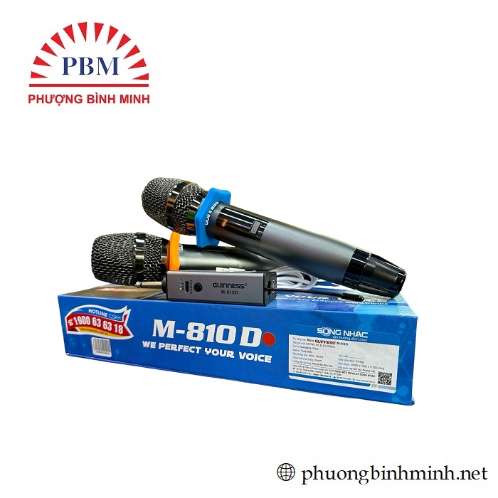 Micro karaOke GUINNESS M-810D - Hàng chính hãng.