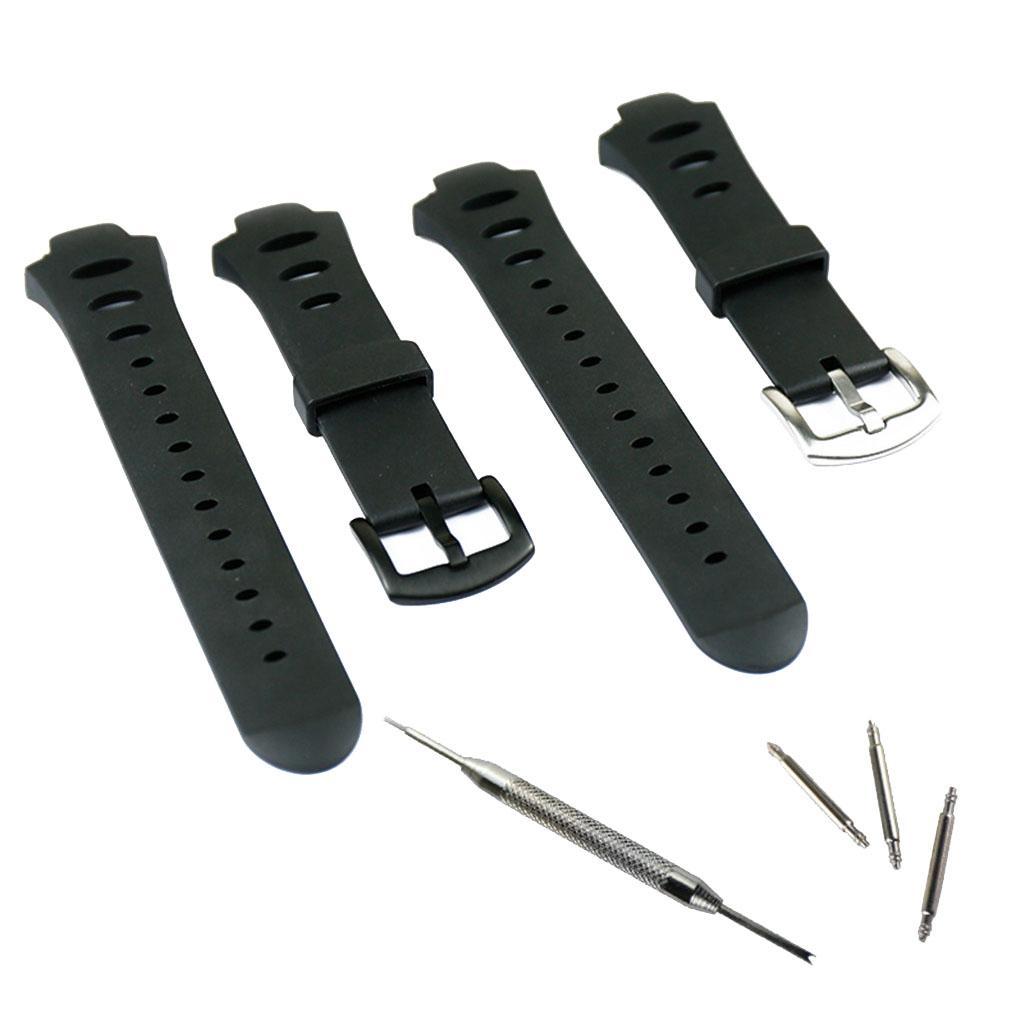 18mm Black Rubber /Strap Replacement For Suunto Observer SR