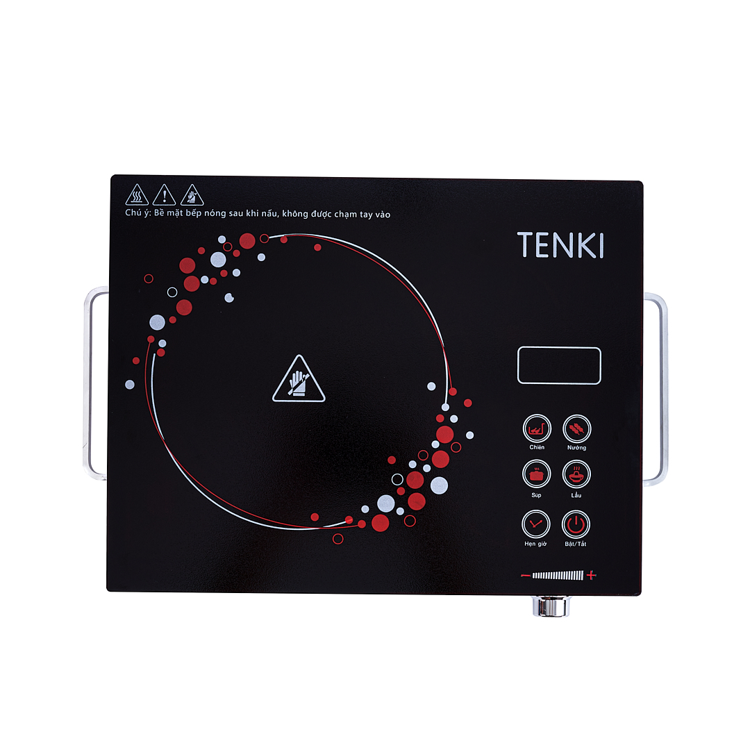 Bếp Hồng Ngoại Cảm Ứng TENKI TI8008 Sử Dụng Được Tất Cả Các Loại Nồi Mặt Kính Ceramic Siêu Bền - Hàng chính hãng