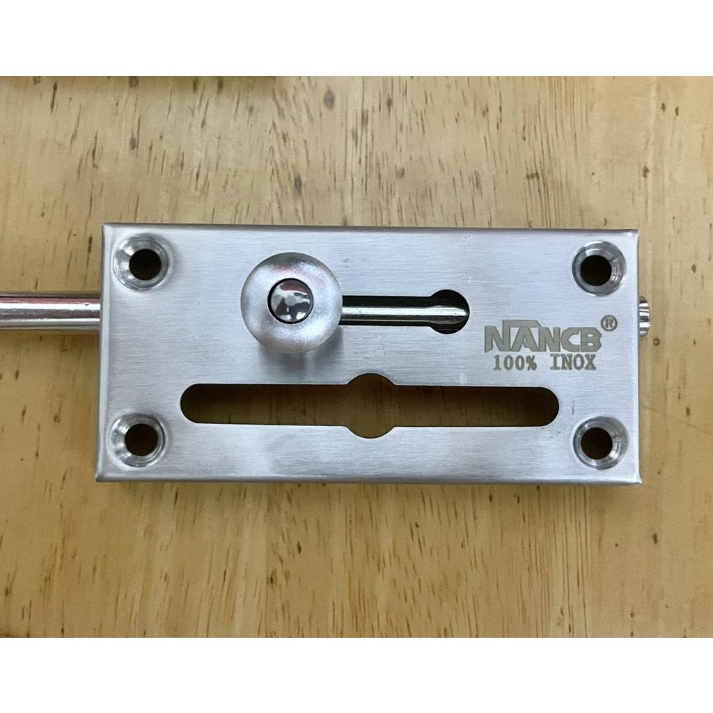Chốt cửa dây xích an toàn inox 304 Nancb