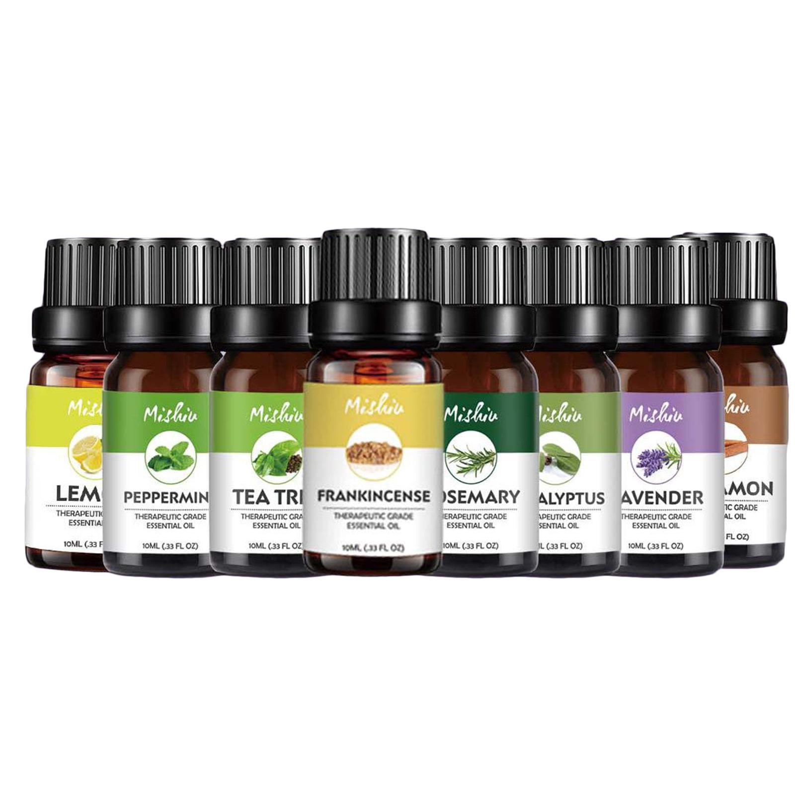 1Set Natural Essential Oils Kit for Humidifier Hair Care 10ml