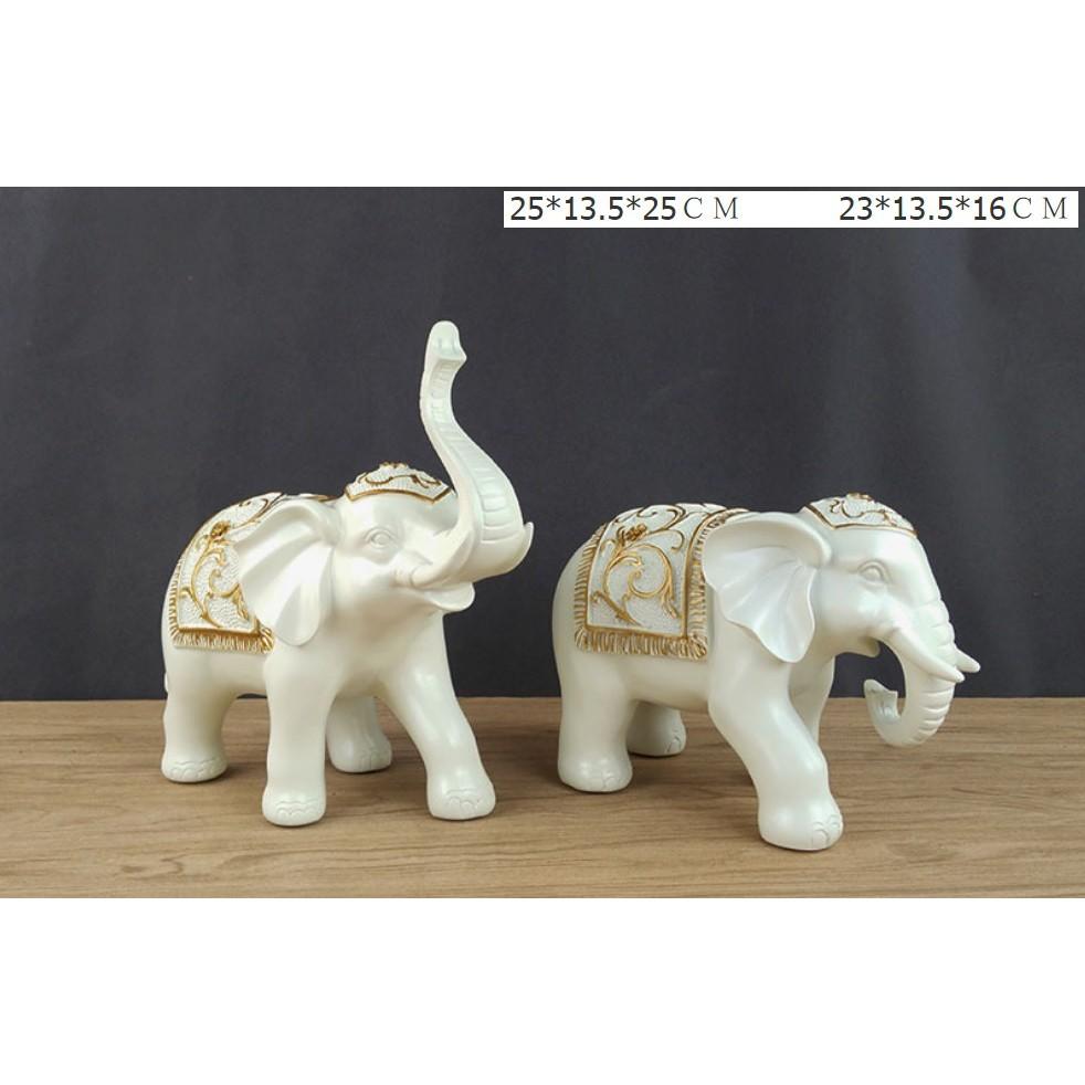 Bộ voi trang trí DHVTT010
